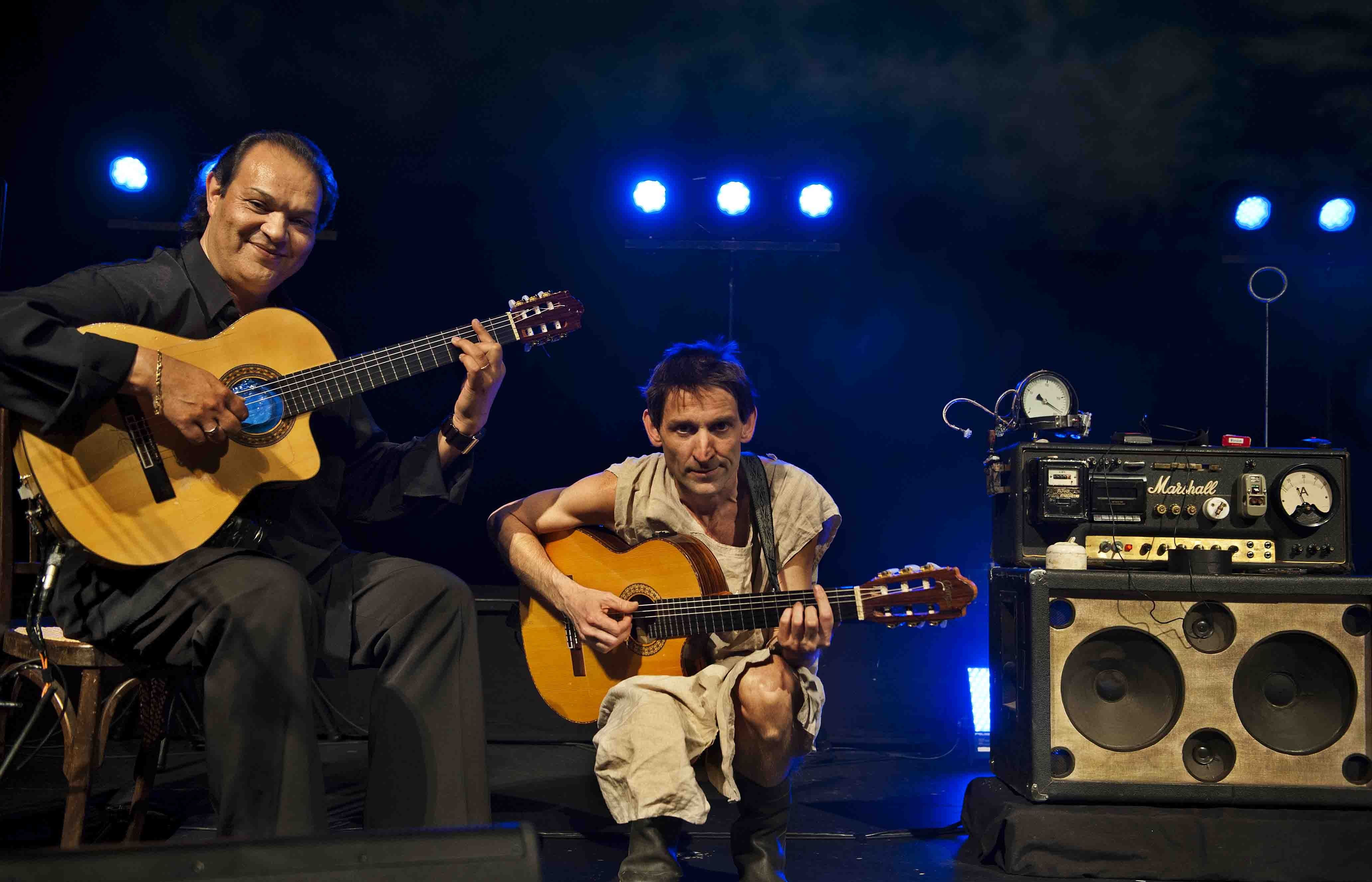 Albert Pla i Diego Cortés presenten 'Tenemos un problema' a les 23.15 hores a la plaça d'Octavià. FOTO: Cedida