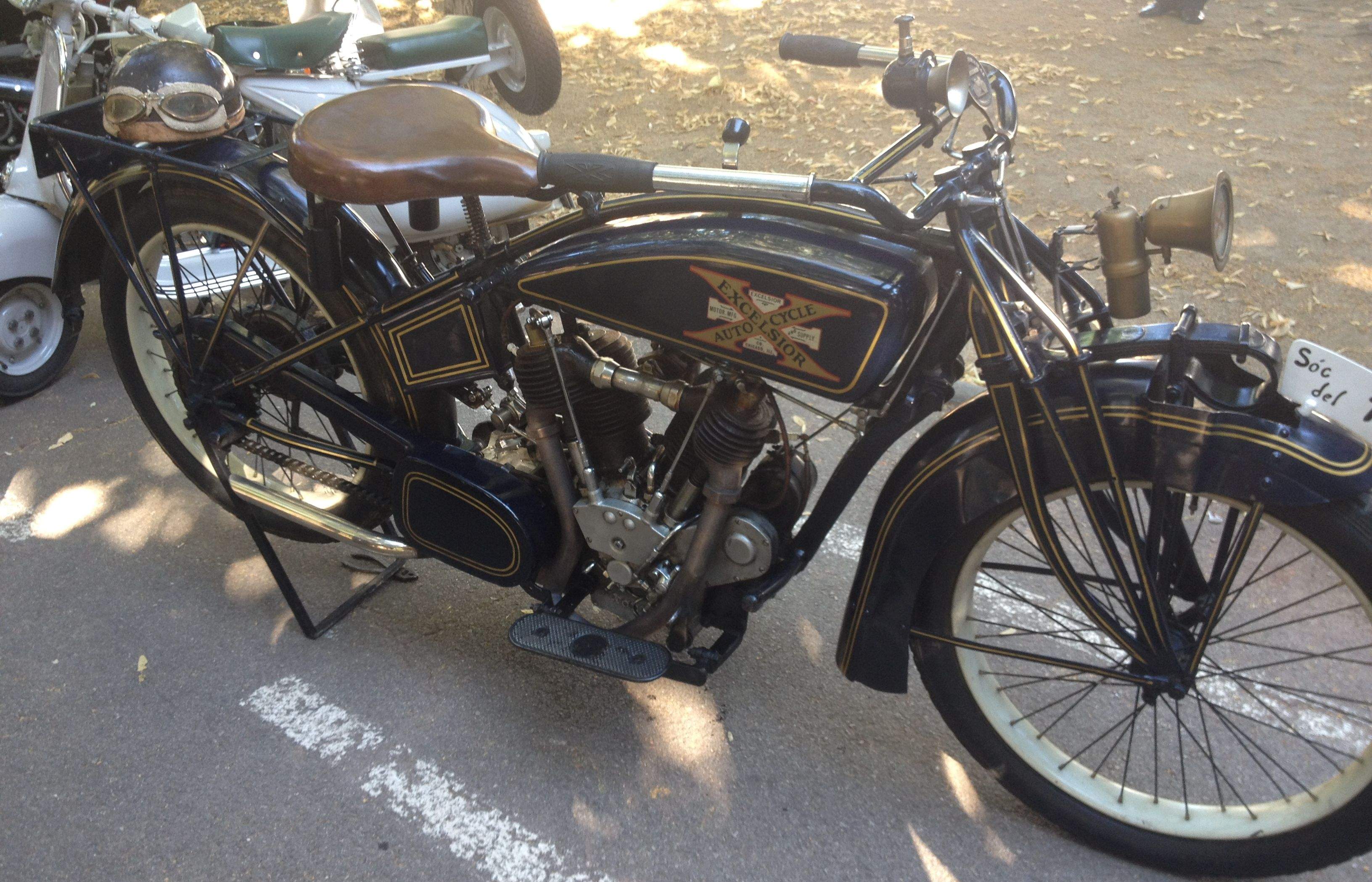 Aquesta motocicleta és de l'any 1919. FOTO: À. L. P.