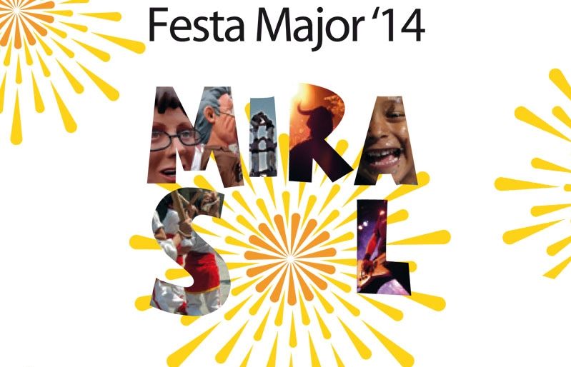 El Cartell de la Festa Major de Mira-sol 2014. FOTO: Cedida
