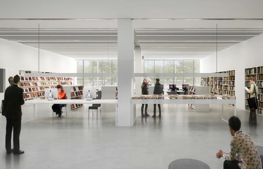 Imatge de la biblioteca de Volpelleres. FOTO: Arxiu