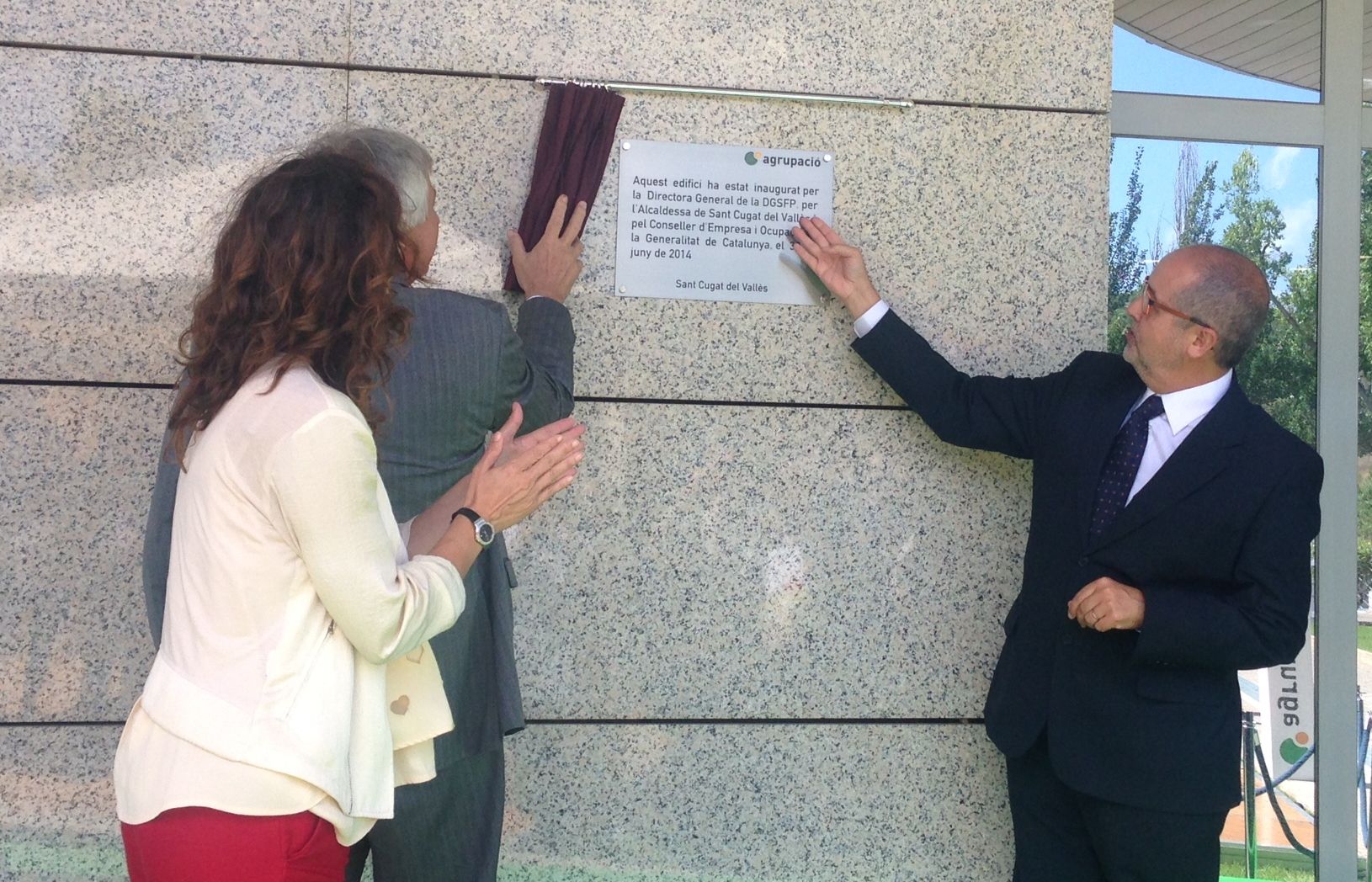Felip Puig ha inaugurat oficialment la seu d'Agrupació. FOTO: A.Mira