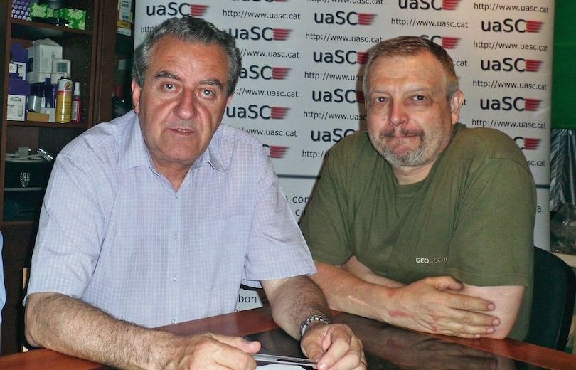 Membres de UASC a Sant Cugat . FOTO: JR. Armadàs