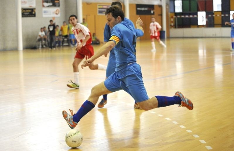 Al Pavelló de La Floresta hi juga habitualment l'Olímpyc Floresta FS. FOTO: Amanda Bernal