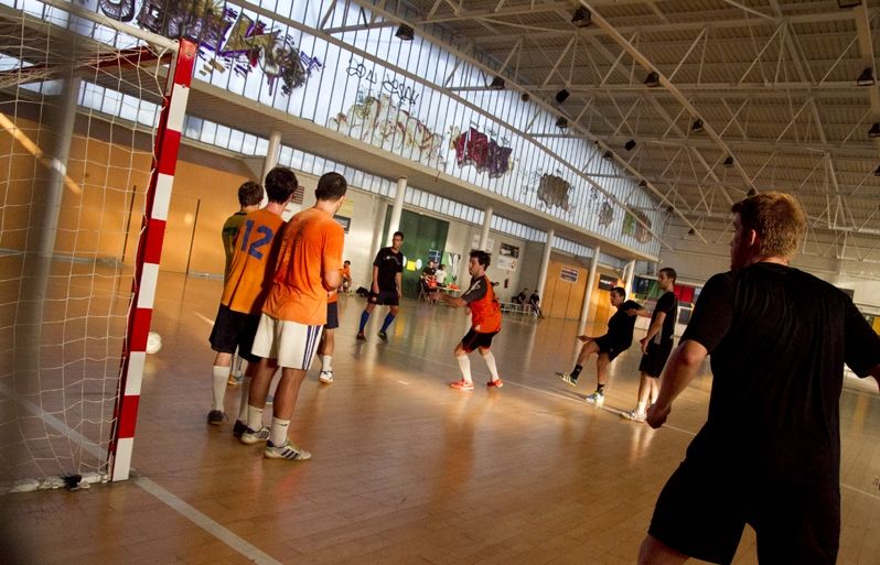 Acció del partit entre els dos finalistes. FOTO: Estefania Bedmar