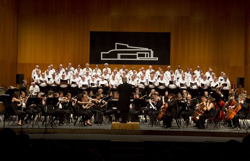 Cantata '1714-2014' a Sant Cugat. FOTO: Estefania Bedmar