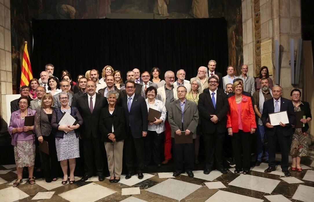 Foto de família del lliurament dels Diplomes. FOTO: Cedida