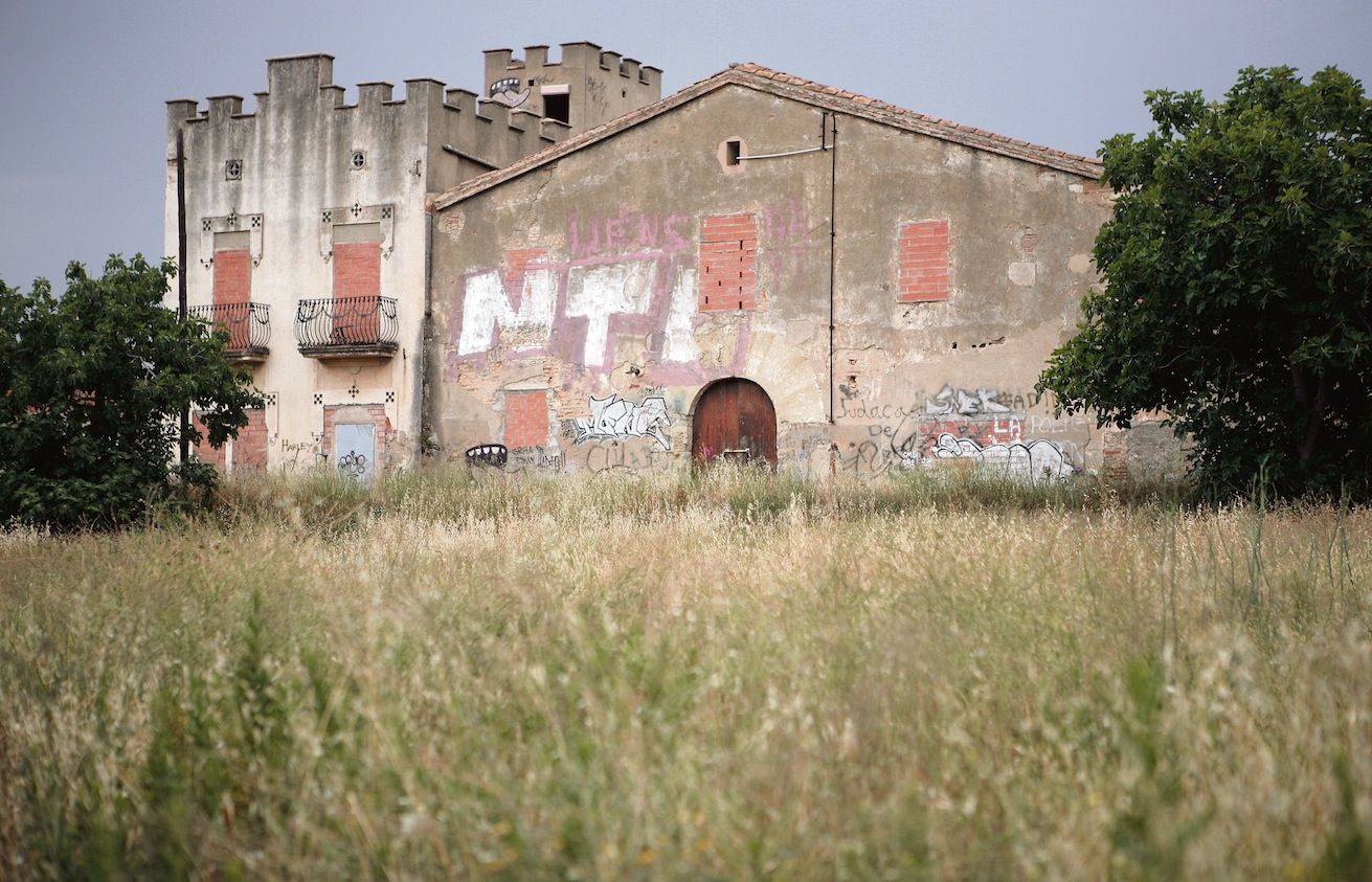 Estat actual de lantiga masia de Can Canyameres. FOTO: Artur Ribera