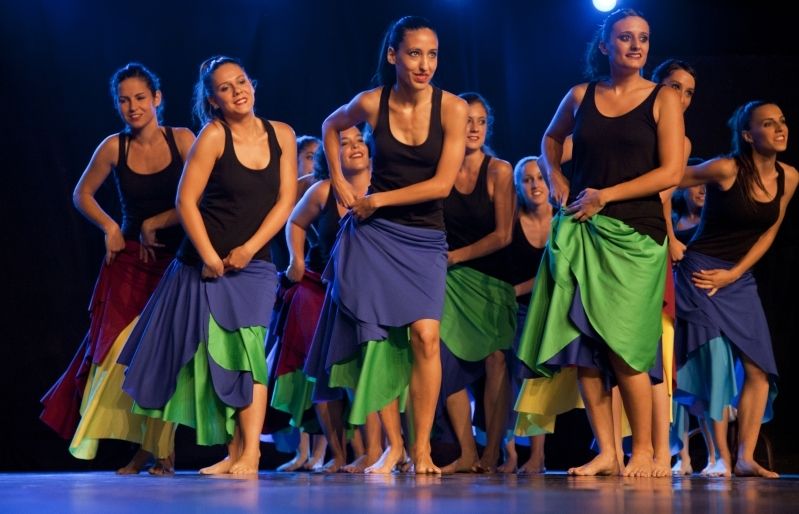 Actuació de l'Esbart per Festa Major de Sant Cugat 2014. FOTO: Lali Puig