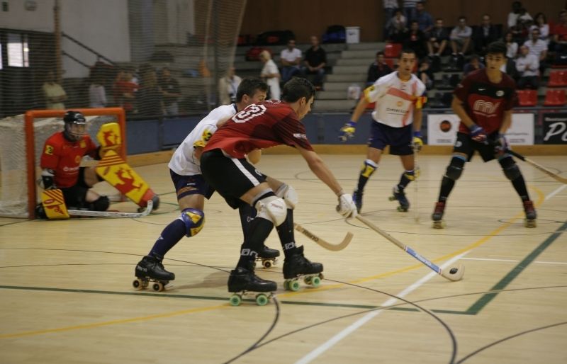 En l'última edició de la Copa Monestir, el PHC Sant Cugat va perdre amb la selecció catalana absoluta. FOTO: Artur Ribera