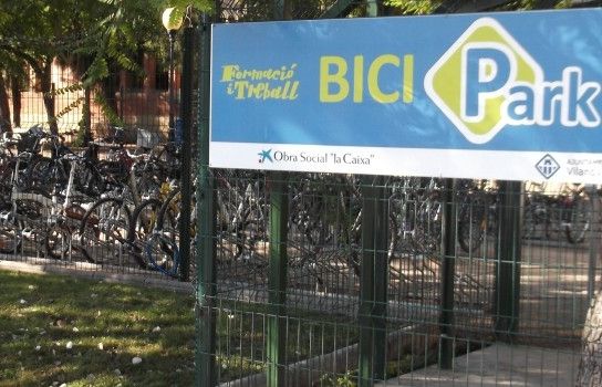 A Vilanova i la Geltrú i a Barcelona ja s'ha instal·lat un Bicipark. FOTO: Cedida