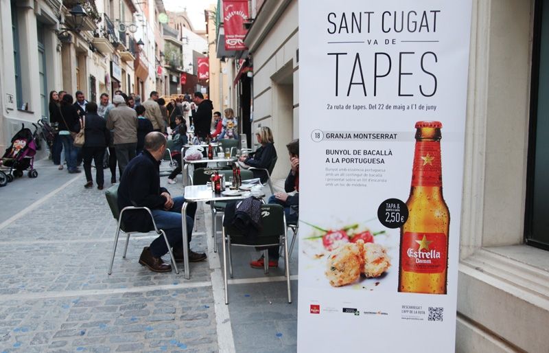 Els establiments de Sant Cugat es van omplir de santcugatencs per fer la ruta. FOTO: Lali Puig