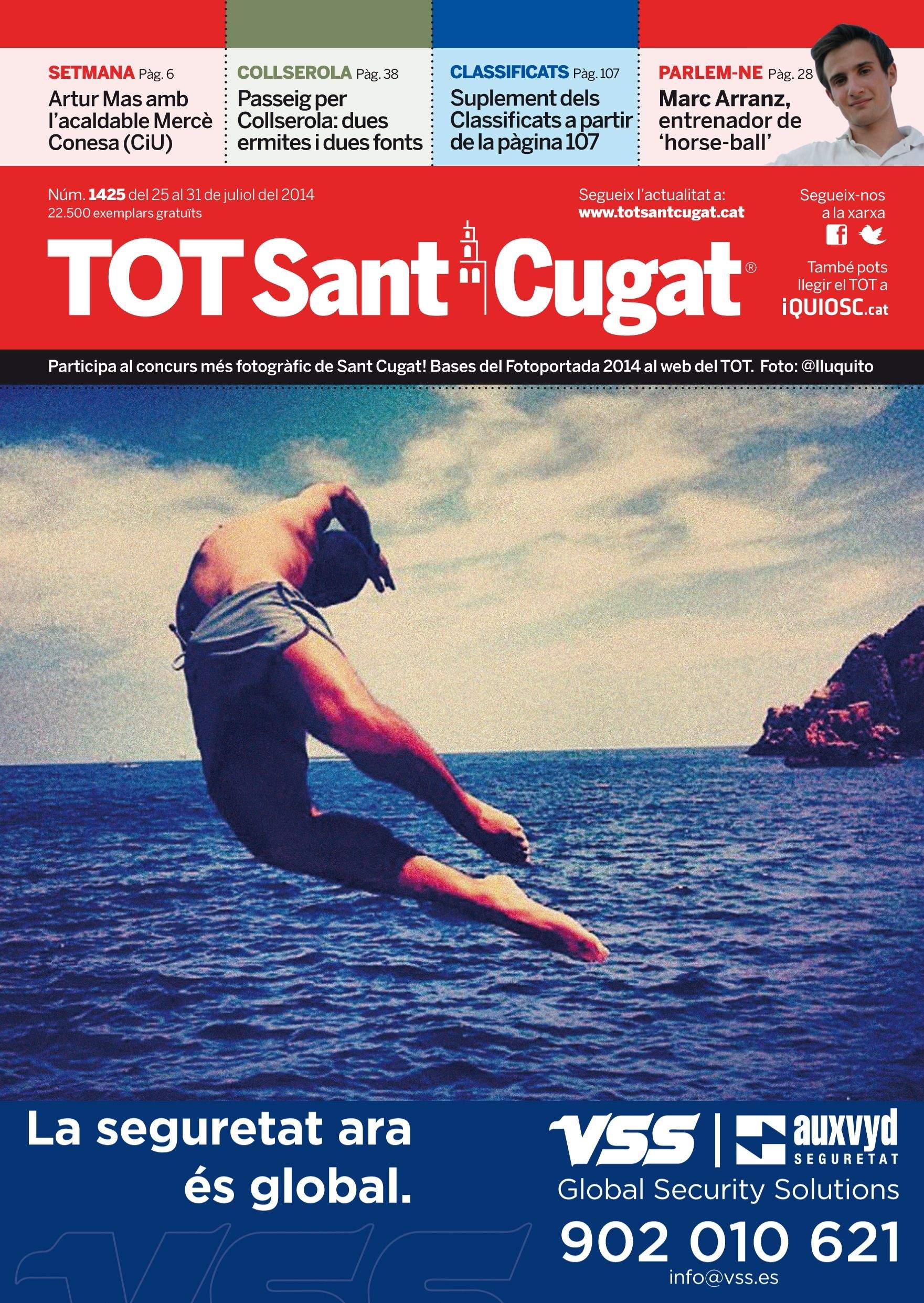 Portada sencera del TOT del 25 de juliol 2014