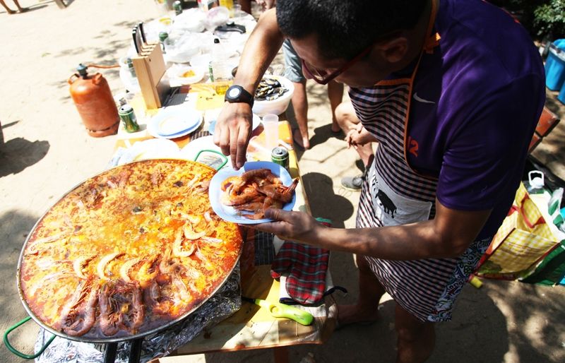 La trobada de paellers i paelleres ha estat una de les activitats més concorregudes. FOTO: Lali Puig 