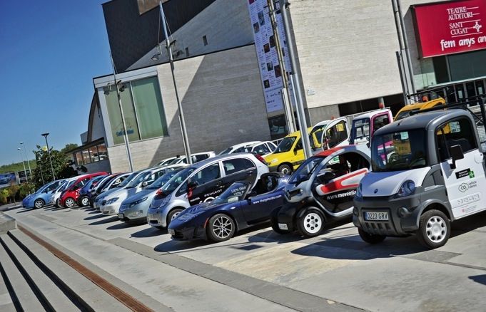 La Ruta Elèctrica va fer parada a la ciutat en el seu camí cap a Barcelona, lany 2012. FOTO: Amanda Bernal