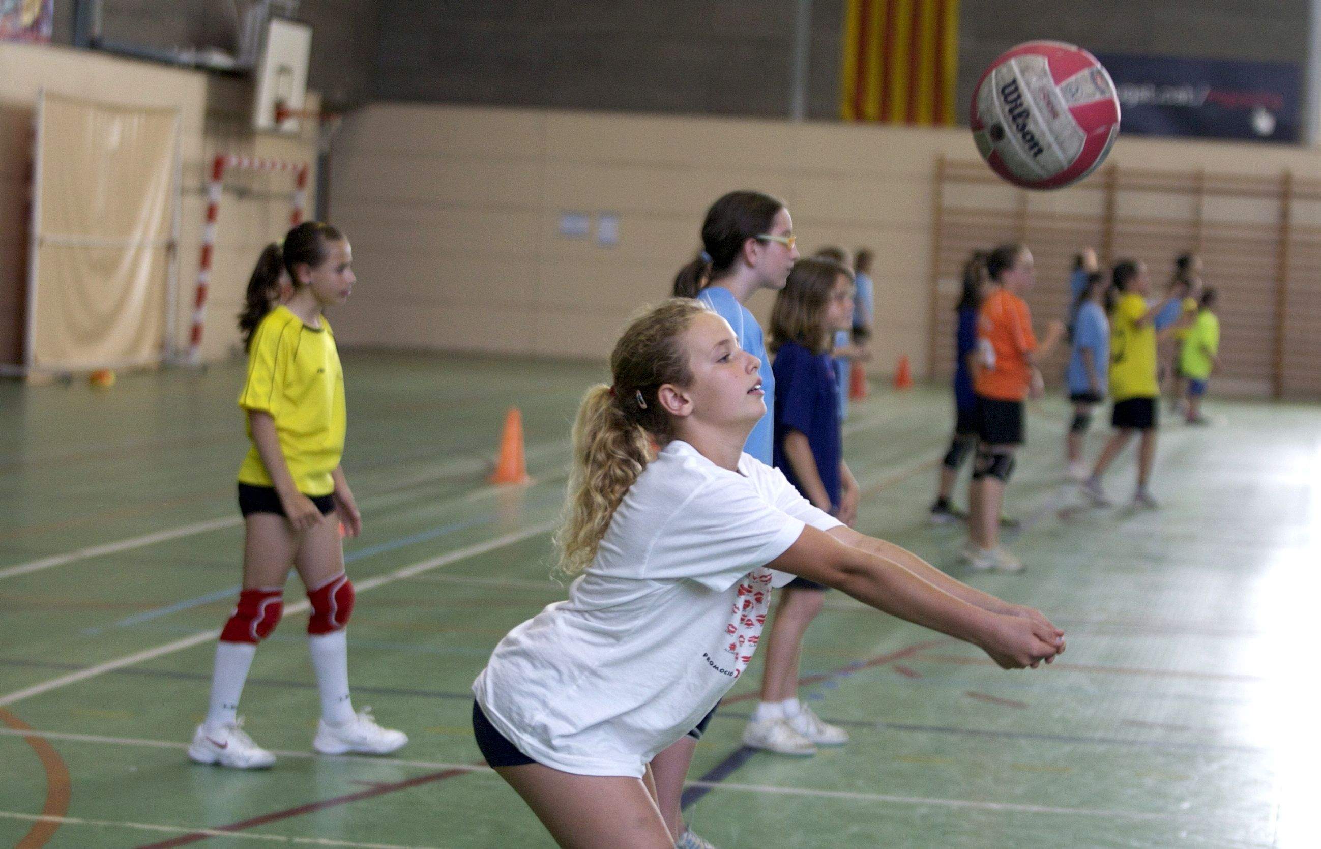 El Club Voleibol Sant Cugat podrà dur a terme alguns entrenaments a les instal·lacions del SAF. FOTO: Arxiu