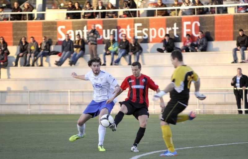 Marcos Forzinetti és un dels jugadors que continua al Sant Cugat Esport FC. FOTO: Amanda Bernal