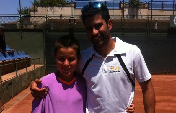 Fran Gal, subcampió de Catalunya sub-11. FOTO: CTN Sant Cugat