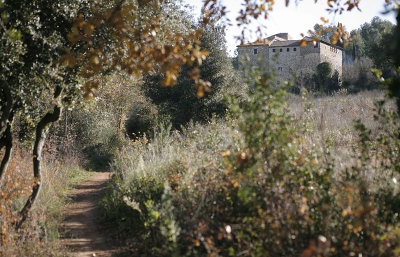 La masia de Torre Negra està envoltada de boscos i zones amb vegetació FOTO: Arxiu