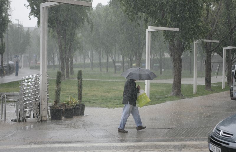 Tempesta a Sant Cugat FOTO: Artur Ribera