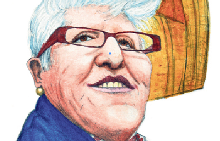 La caricatura que li va fer l'Adolf