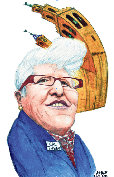 La caricatura que li va fer l'Adolf