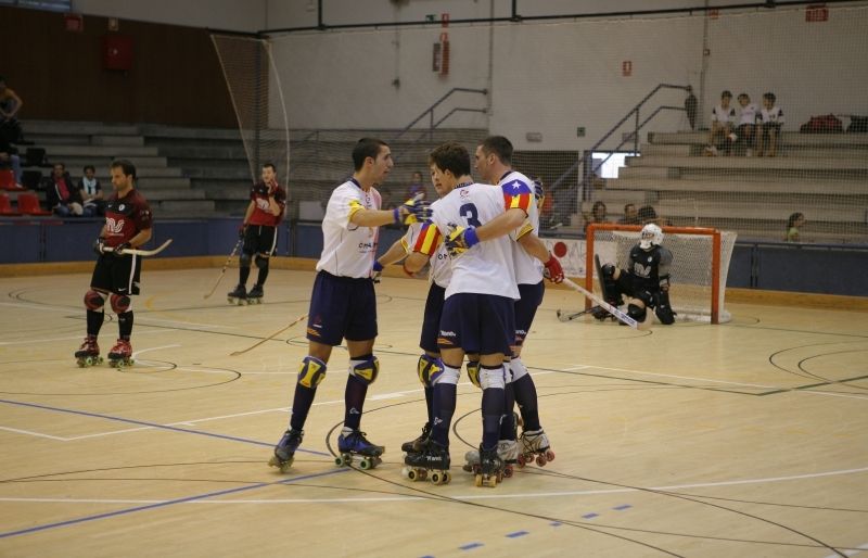 La selecció catalana absoluta masculina es va ajudicar al 2013 la 7a Copa Monestir. FOTO: Artur Ribera