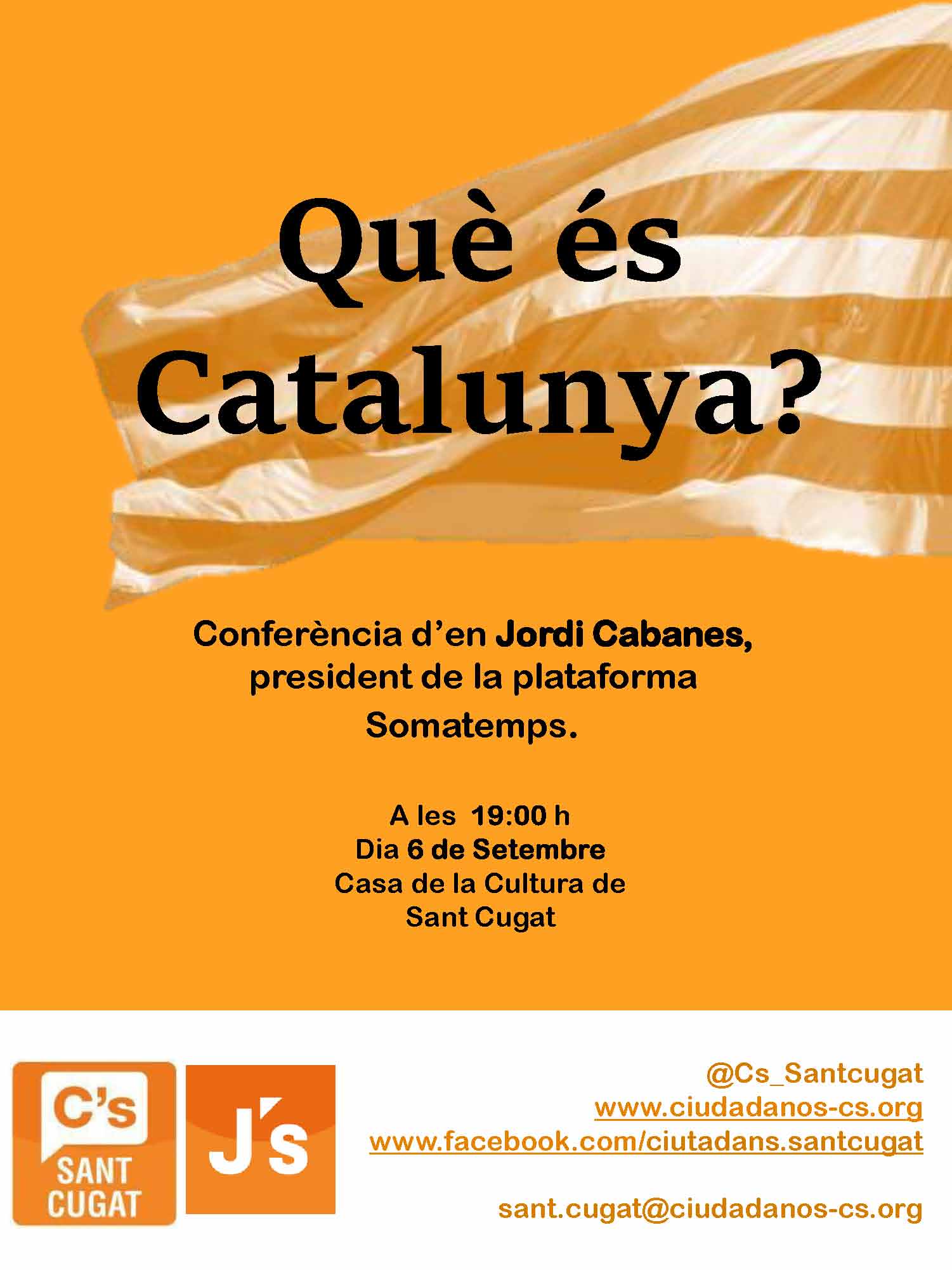 La conferència de Ciutadans es farà a la Casa de Cultura. FOTO: Cedida