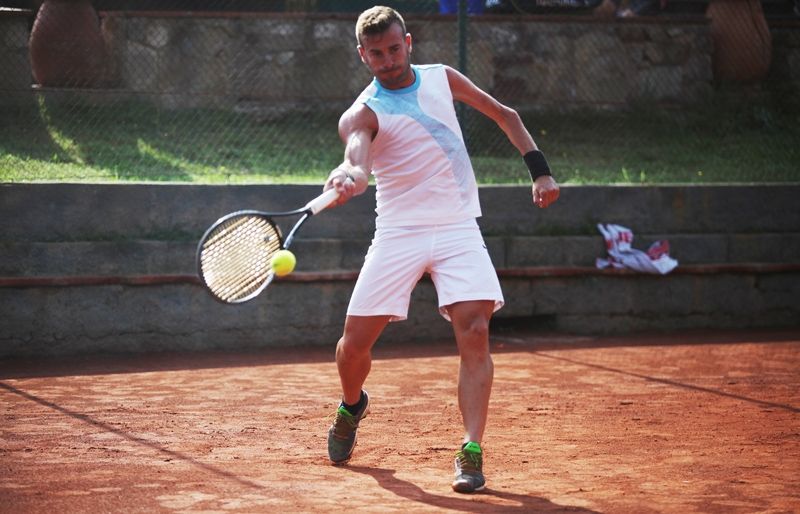 Imatge d'una de les finals d'aquest torneig internacional de tennis. FOTO: Lali Puig