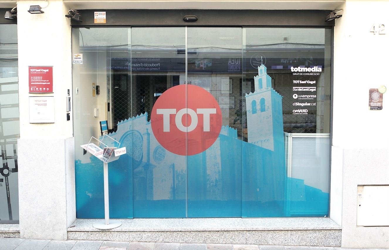 La seu de TOTmedia, al número 42 del carrer Sant Antoni. FOTO: Artur Ribera