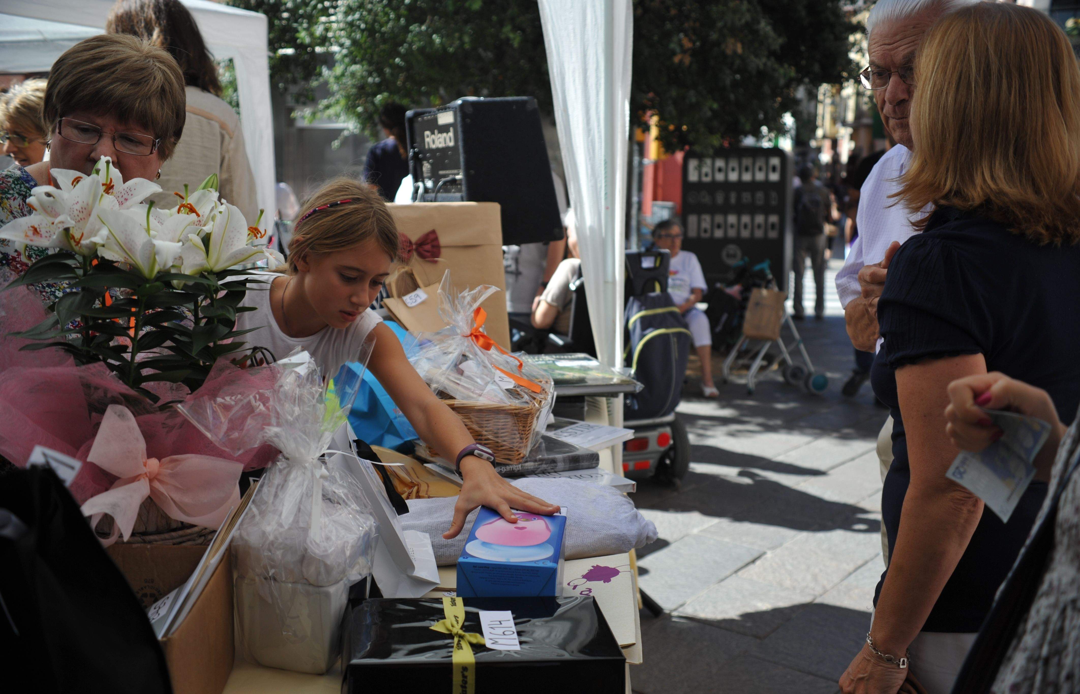 La tradicional Tòmbola tindrà lloc el dissabte, 20 de setembre, a la plaça dels Quatre Cantons. FOTO: Amanda Bernal