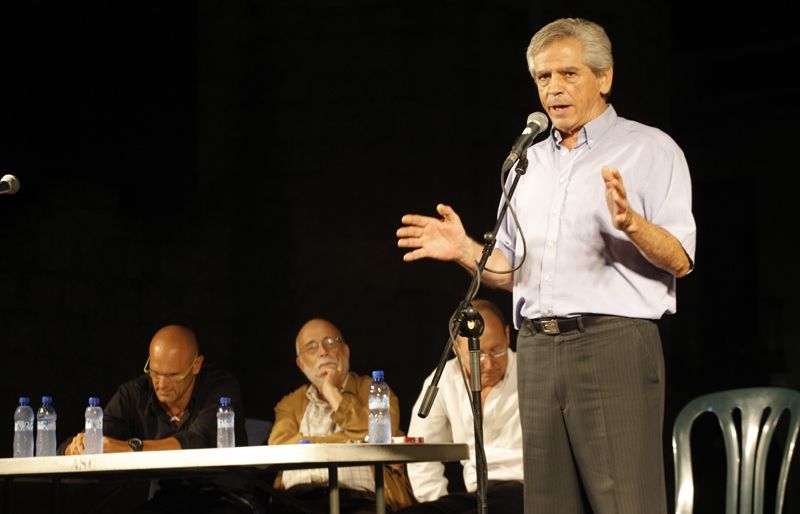 El president de Sumate, Eduardo Reyes, a l'acte de Sant Cugat. FOTO: Artur Ribera