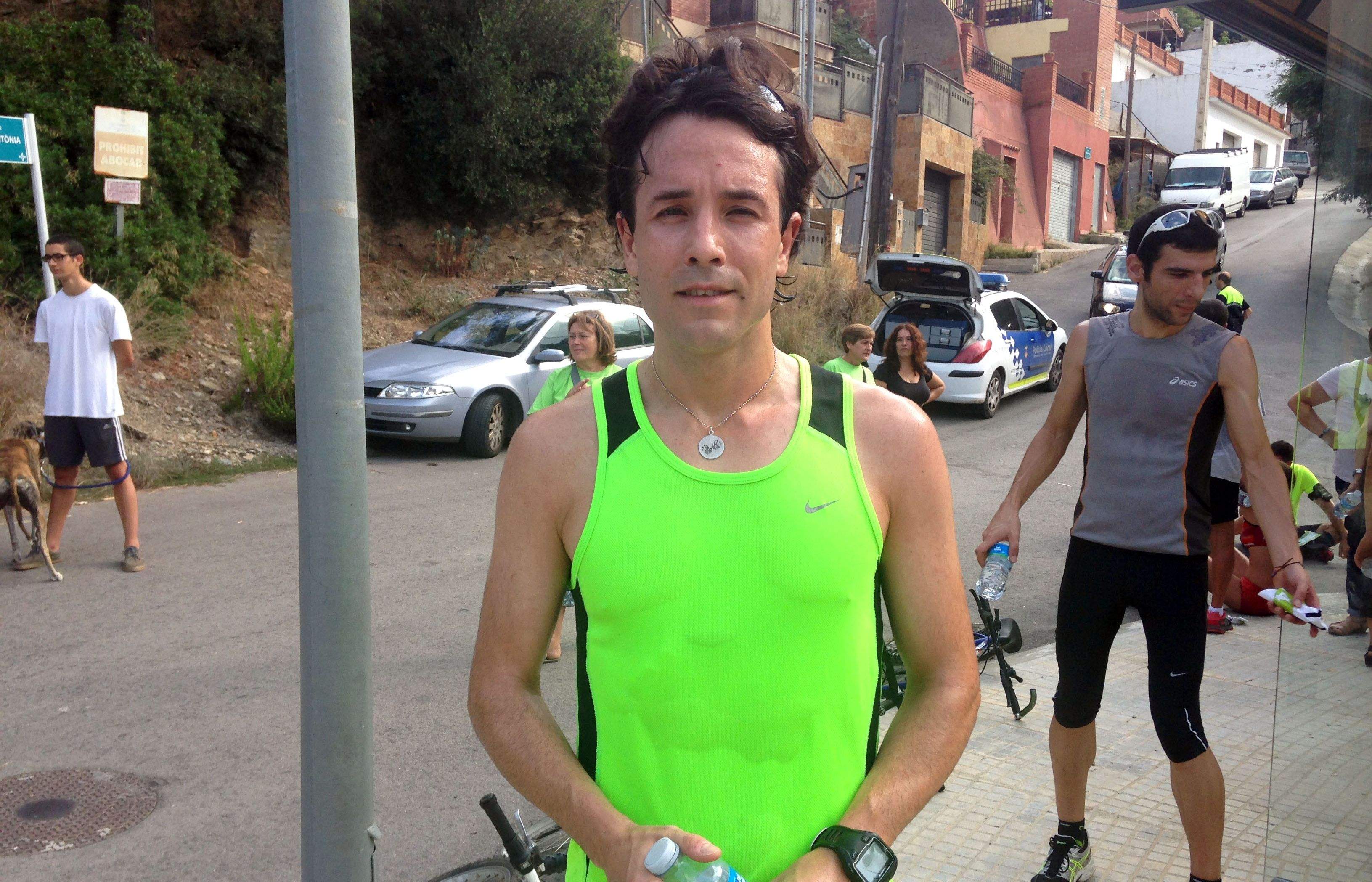 José Luís Cabrera, guanyador de la Cursa Popular de les Planes