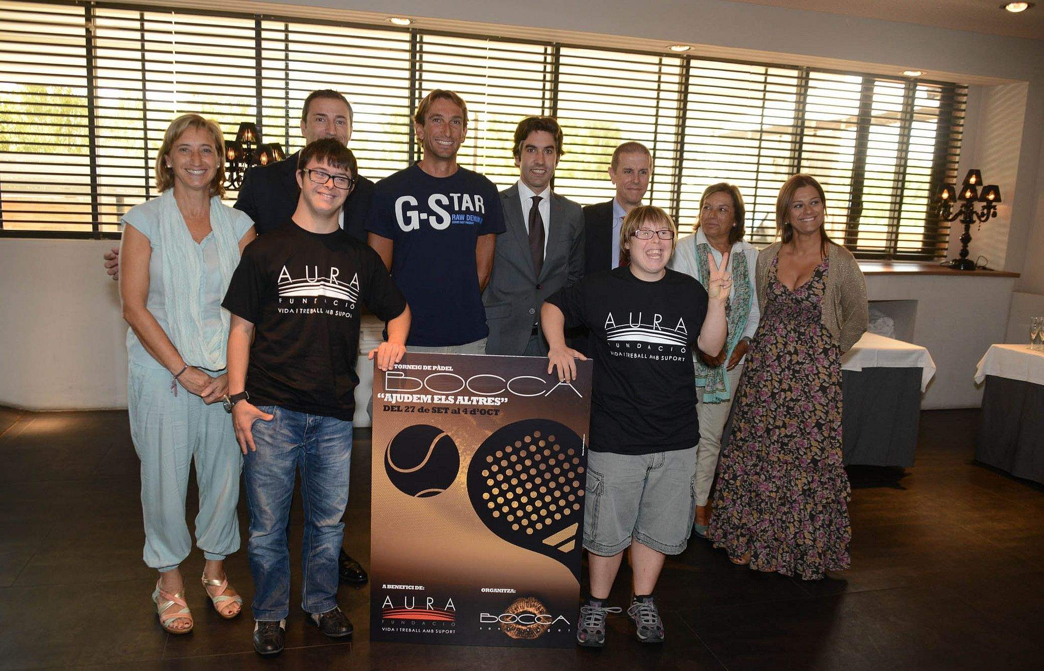 Autoritats, organitzadors i col·laboradors de la sisena edició. FOTO: Localpres