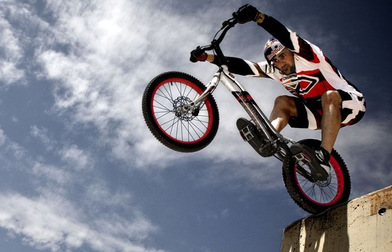 Ot Pi, dotxe vegades campió del món de Bicitrial. FOTO: Cedida