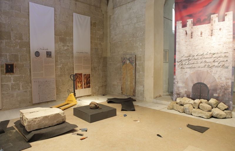 L'exposició "Sant Cugat 1714" ja es pot veure a la Sala Capitular. FOTO: Artur Ribera