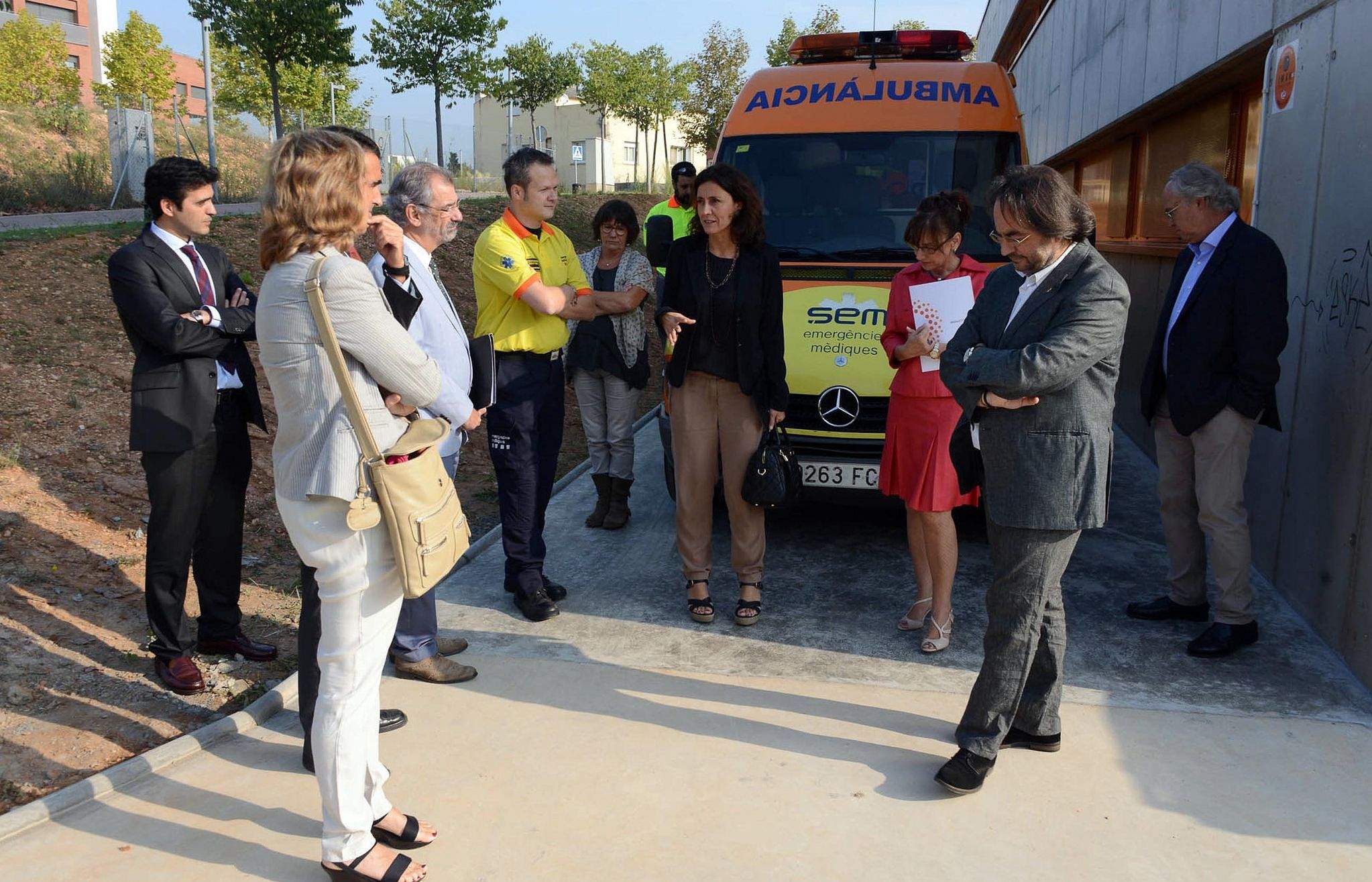 Visita al CAP Turó de Can Mates. FOTO: Localpres