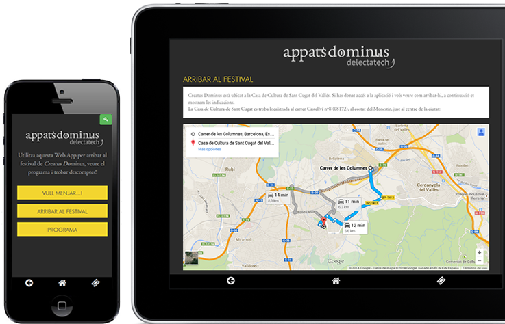 Imatge de l'app de Creatus Dominus. FOTO: Cedida