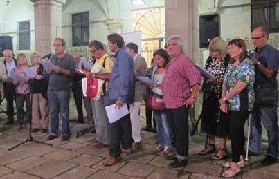 Moment de la presentació del manifest. FOTO: Cedida