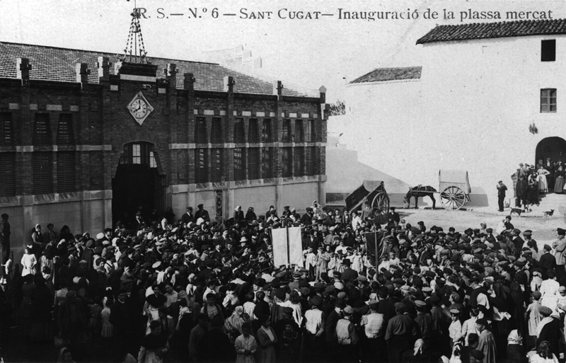 El mercat de referència (el dia de la seva inaguració l'any 1911)