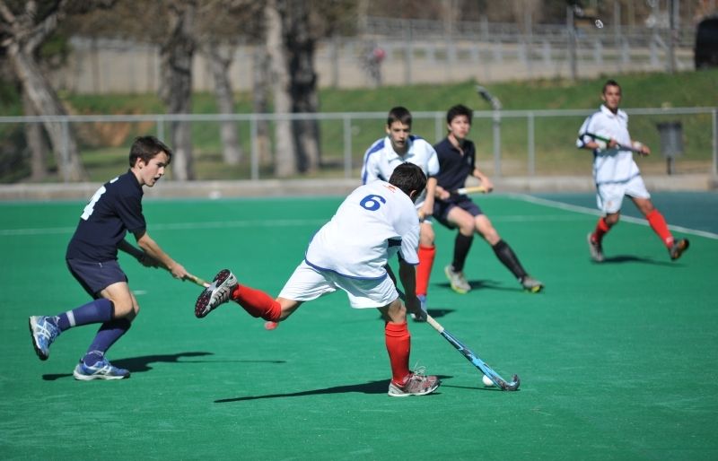Imatge d'un dels partits de l'estatal sub-16 que es va jugar al Junior FC. FOTO: Amanda Bernal