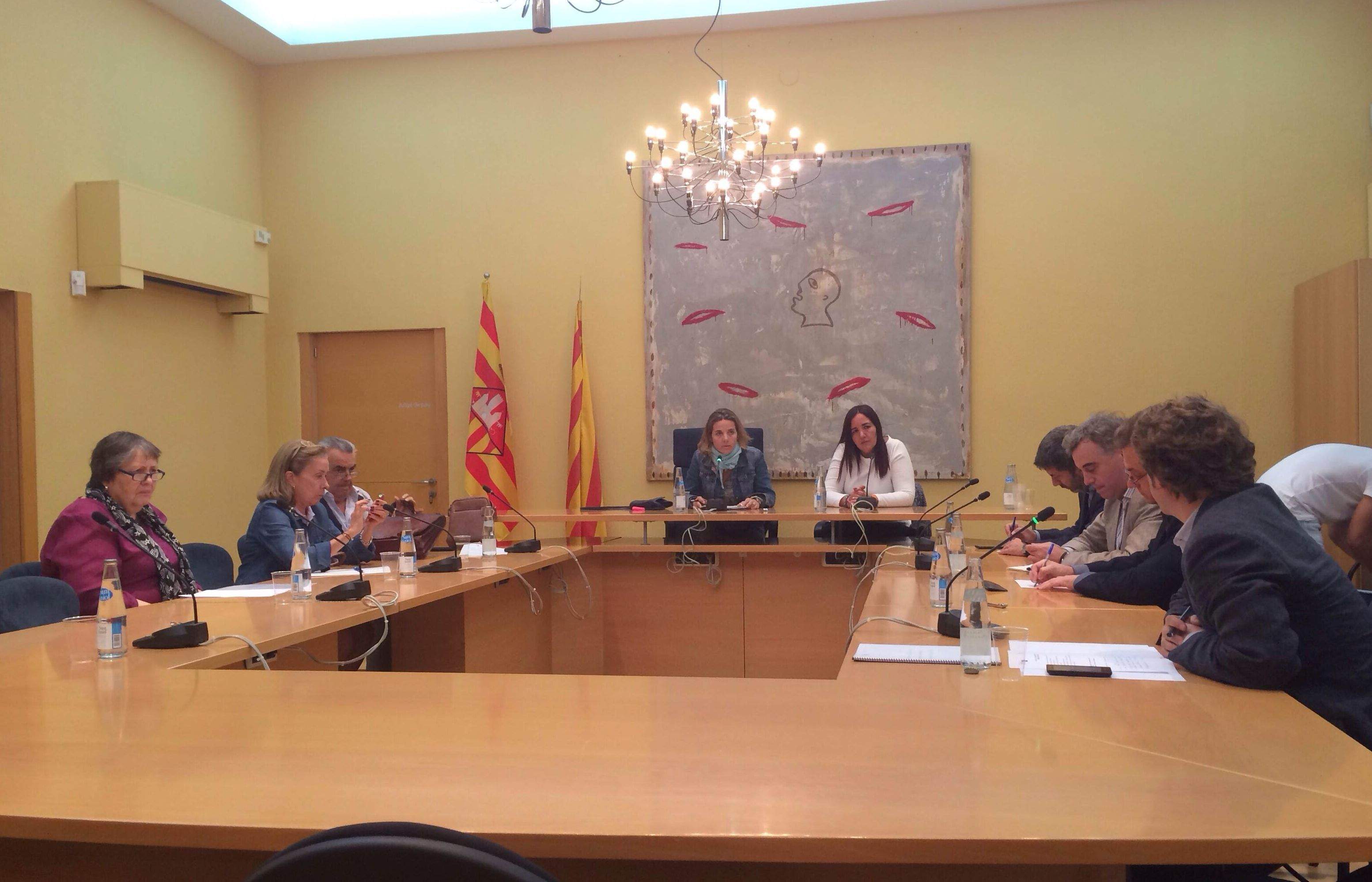 El Consell de Barri Centre Oest, presidit per Joana Barbany. FOTO: B. Bella