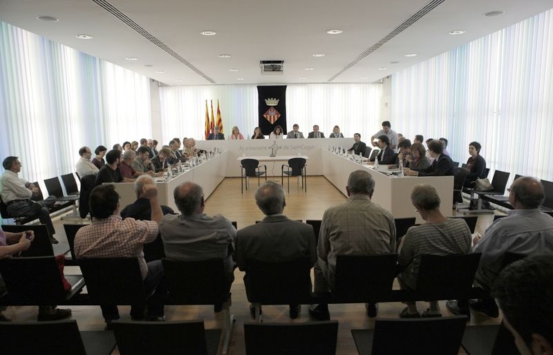 El torn de participació ciutadana ha comptat amb vuit intervencions. FOTO: Artur Ribera