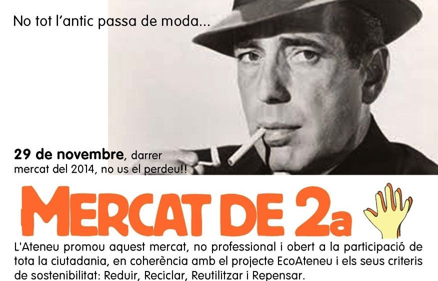 Mercat de segona mà d'Ecoateneu. FOTO: Cedida