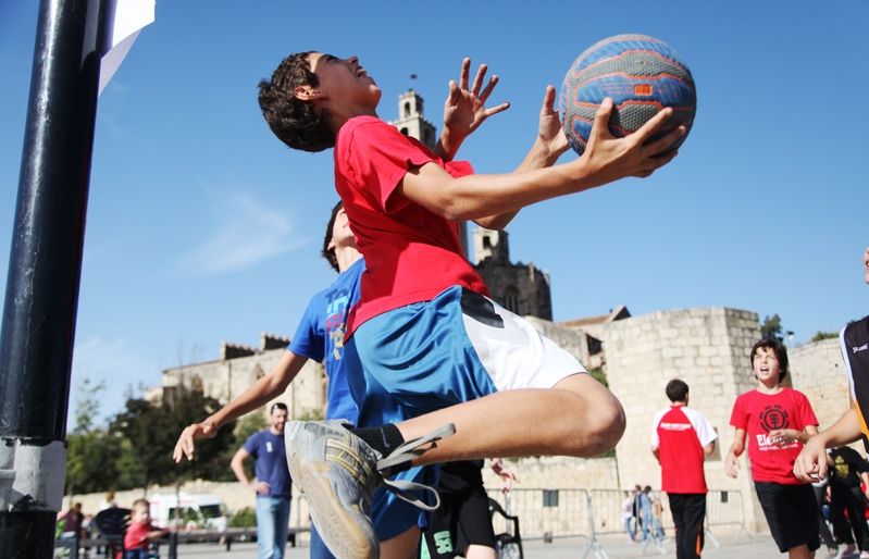 Els bàsquet, protagonista a la Festa de Tardor. FOTO: Lali Puig