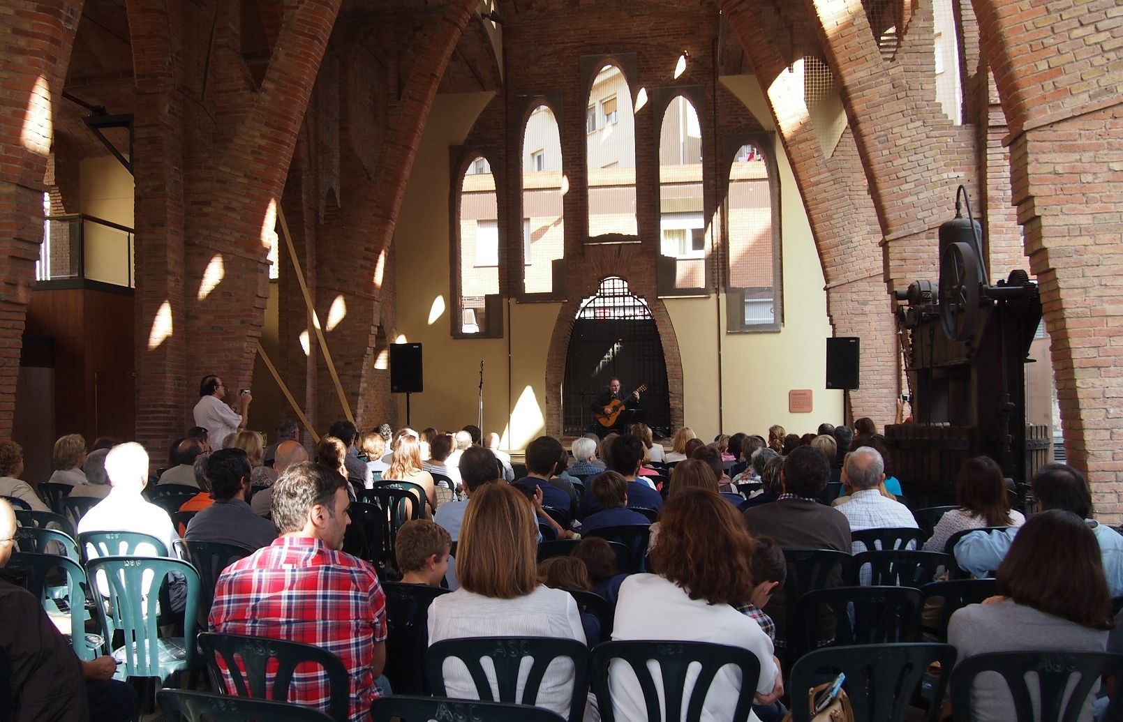 El Celler Modernista acull diferents actes del Festival Nacional de Poesia FOTO: Cinta Caballé