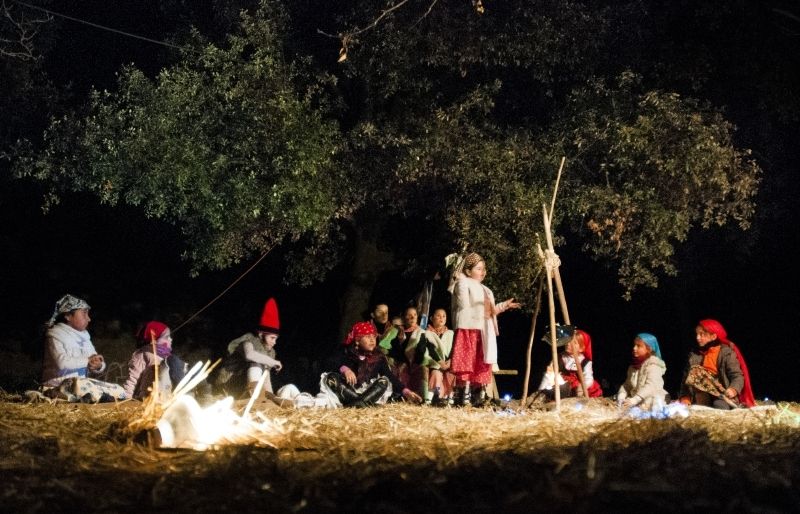 Una representació del Pessebre Vivent. FOTO: David Molina