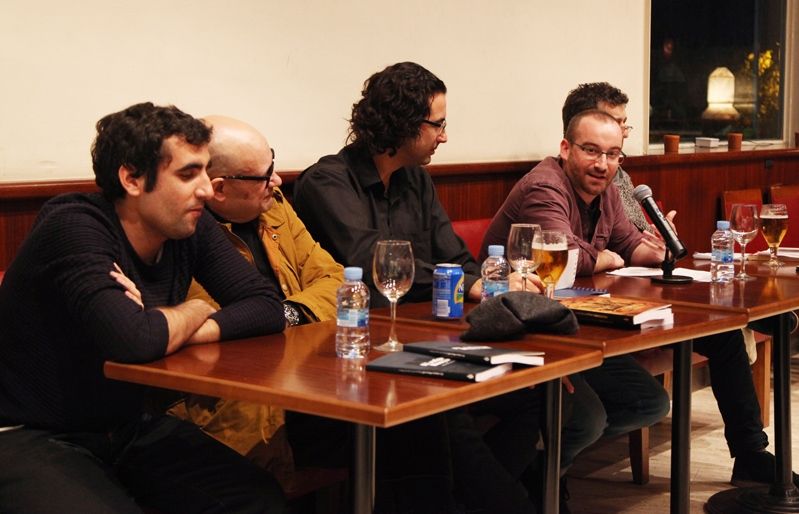 Moment de la presentació al Cafè Auditori. FOTO: Lali Puig