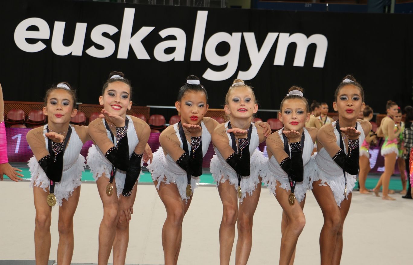 L'equip aleví base, campió a l'Euskalgym. FOTO: Jordi Lázaro