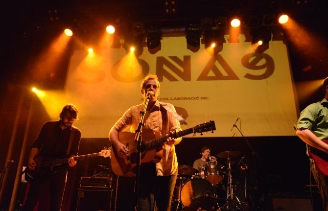 Pantaleó durant l'actuació a la final del Sona 9. FOTO: Xavier Mercadé