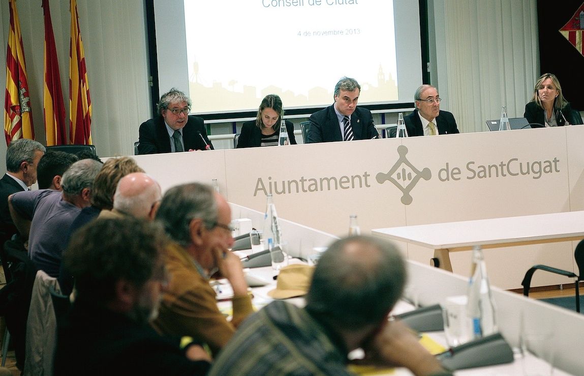 El consell dels consells El Consell de Ciutat es convoca diversos cop lany. El darrer va ser loctubre del 2014. FOTO: Artur Ribera